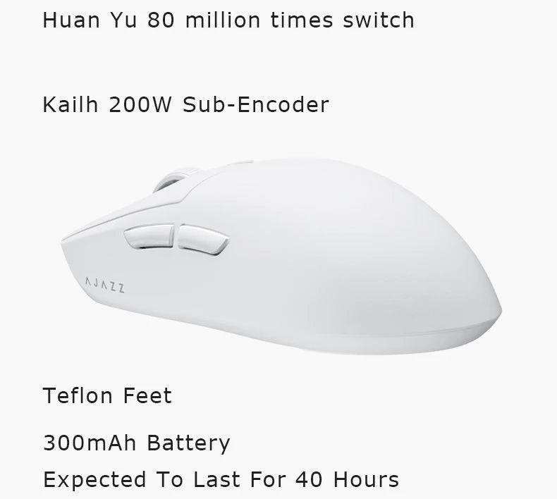 AJAZZ AJ139Pro/AJ139V2MC Wireless Mouse PMW3395/PAW3311 Gaming Chipset 12000-26000dpi Professional Gaming Mouse for PC