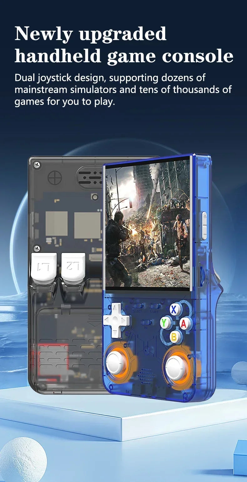 R36 ULTRA 4" IPS Handheld Console – Android , 15000+ Retro Games, 64G/128G, HDMI Output ﻿