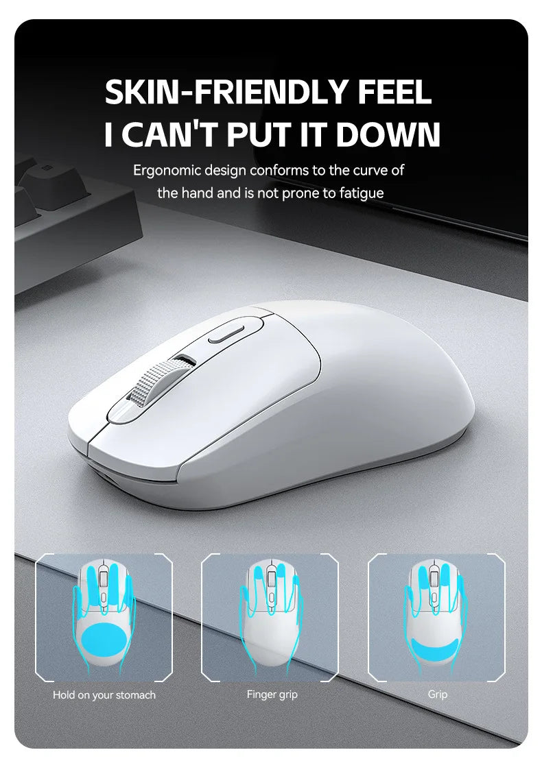 Warvank X8 Wireless Gaming Mouse 500 mAh TYPE-C Rechargeable Office Mouse Suitable for Laptop Desktop Computers