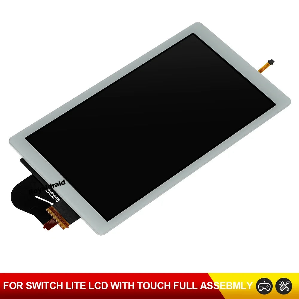 White-silver Black-gray LCD Screen w Touch Screen Full-Fitted Assembly Digitizer Replacement LCD Touch Display for Switch Lite