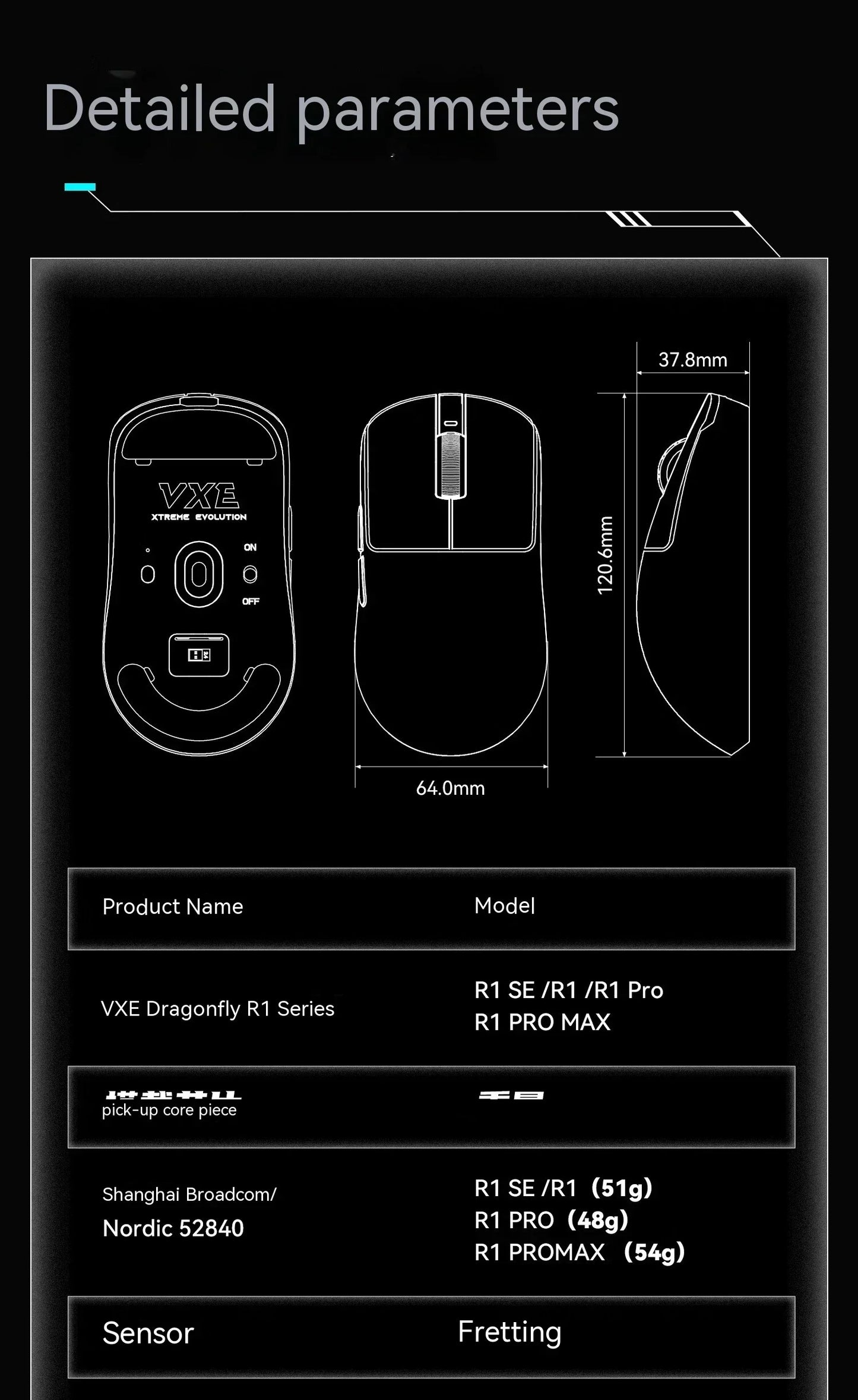 ATK Vxe Dragonfly R1 Mouse Black White R1 Se Pro Mouse 4K Receiver Lightweight Pc Wireless Bluetooth Game E-sports Accessories