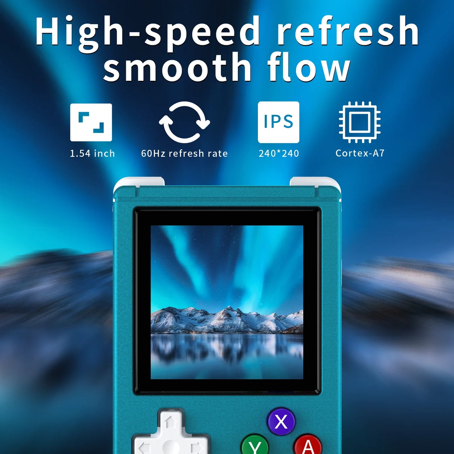 ANBERNIC RG Nano Pocket Retro Handheld Game Console Metal Shell 1.54" IPS Screen Linux 1050mAh Classic Game Player Hi-fi Speaker