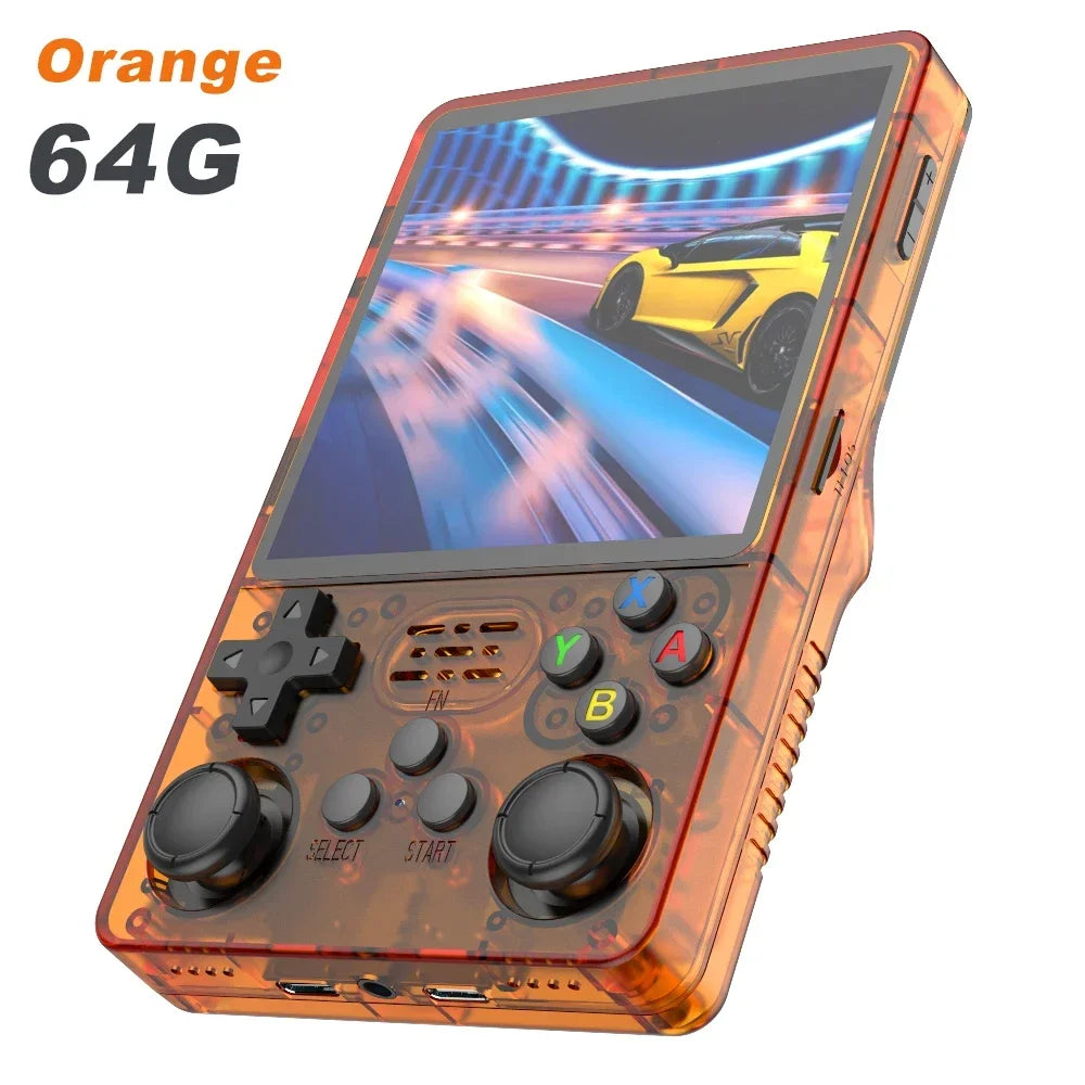 【Hot Sale】4" IPS Retro Handheld Game Console R36Plus, Dual-RAM 1G Chip, ARKOS 2.0 for 15,000+ Games, Portable Gaming for PSP/N64