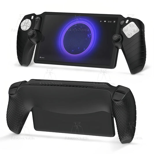 Silicone Case for PS Portal Full Cover Anti-fall Anti-scratch All-Round Protection Non-Slip Grip Durable Soft Shell Skin - Black