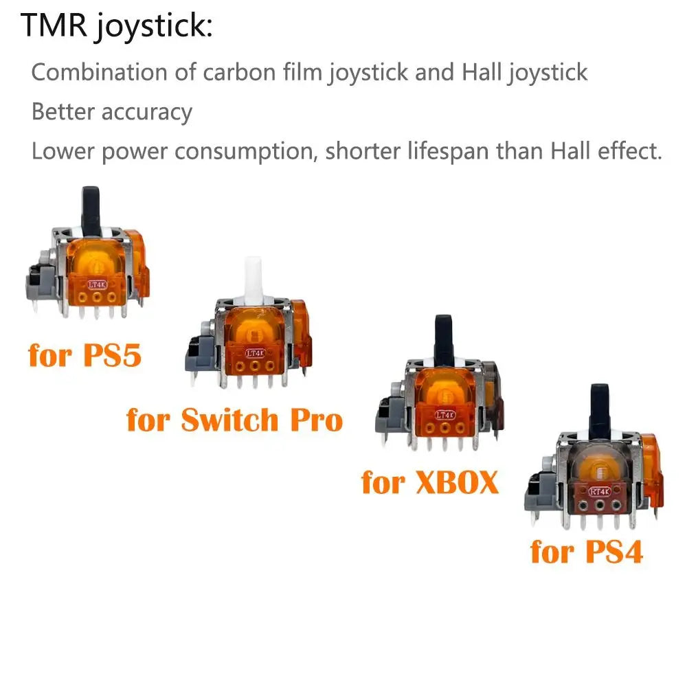 3D Analog Sensor Hall Effect Joystick Module Accessories for Playstation 5 Controller ThumbStick for PS5/PS4/Xbox/Switch Pro