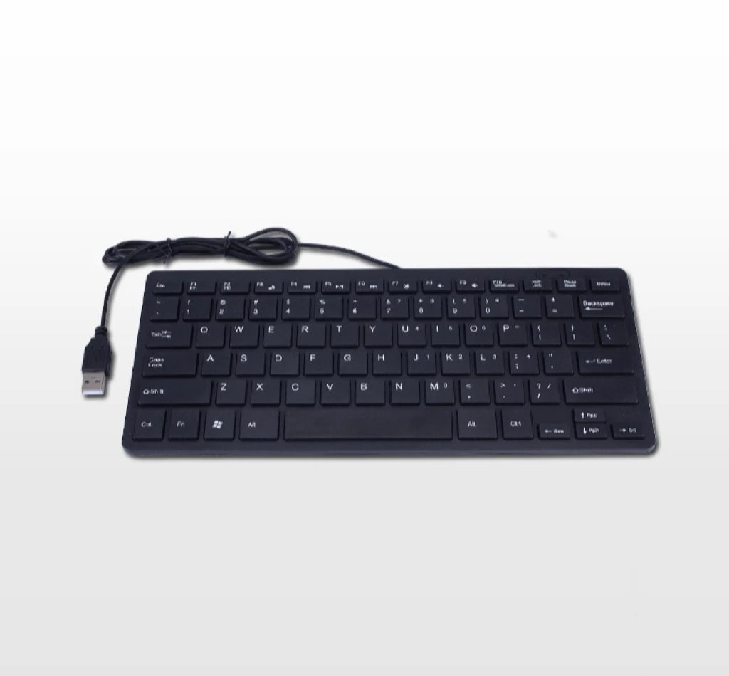 Japanese German Russian French Spanish USB wired mini keyboard Language 78 Keys for Desktop Computer PC Laptop thin