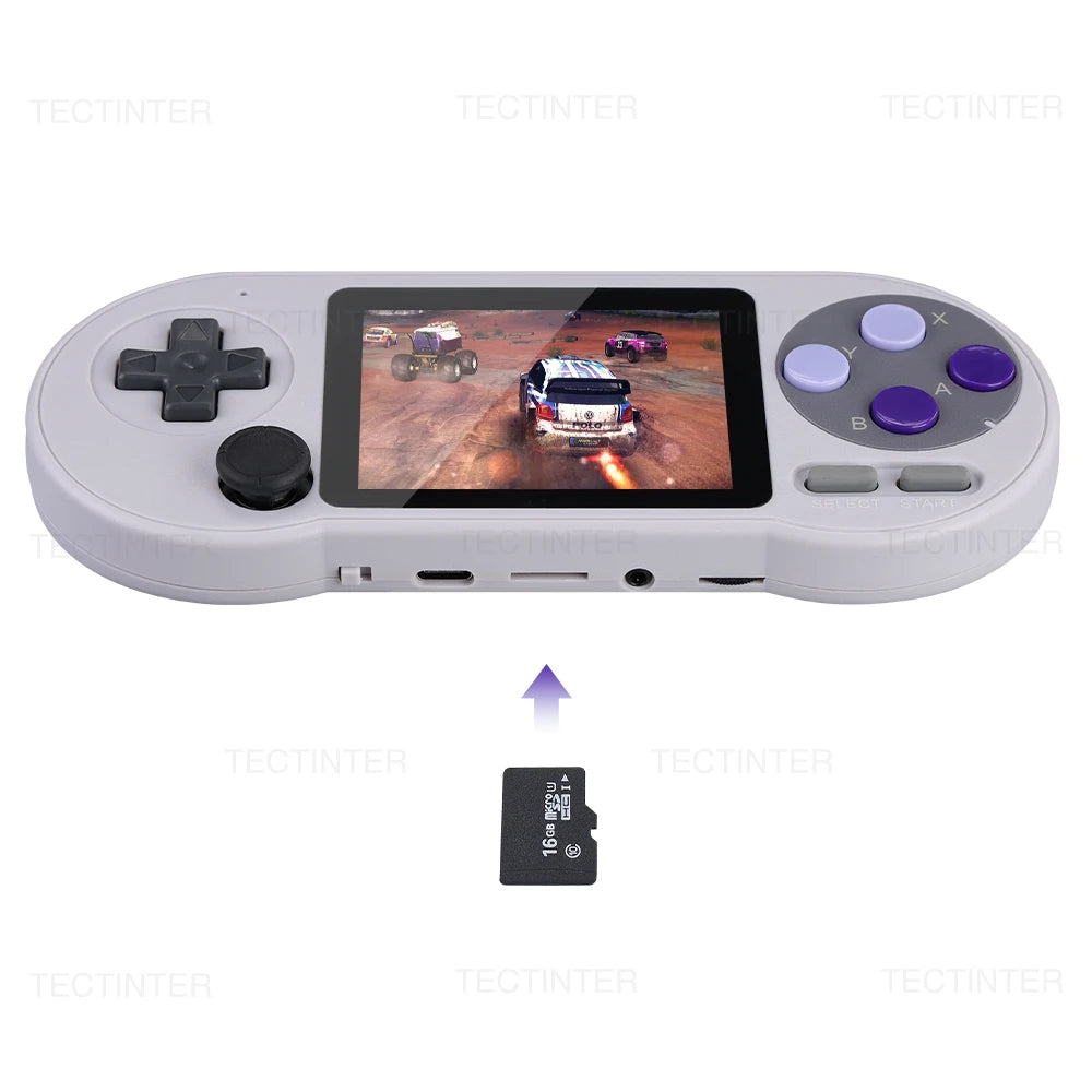 SF2000 3 inch IPS Screen Portable Handheld Game Player Video Game Console Built-in 8000+ Games Retro TV Game Player AV Output