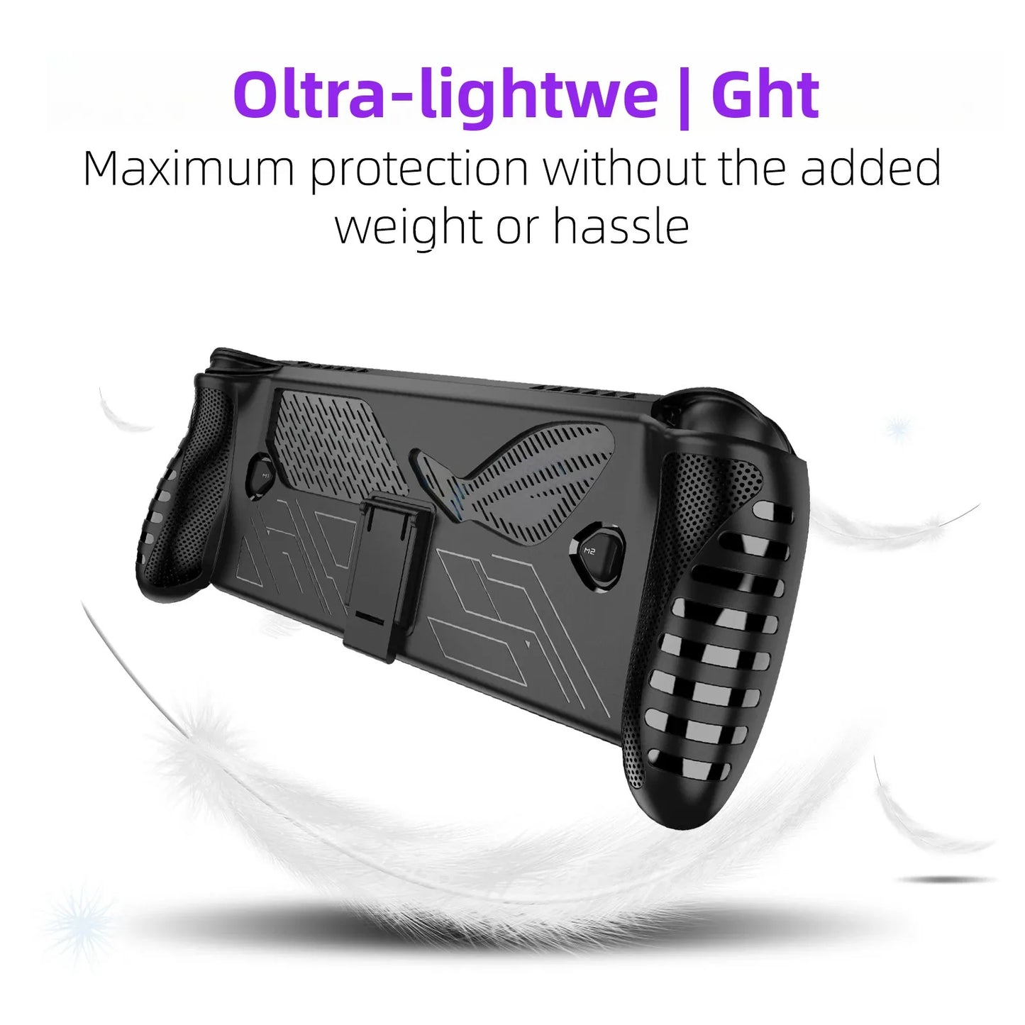 TPU Case for ROG Xbox Ally / Ally X Protective Cover Skin with Kickstand Shockproof Anti-Slip Gaming Console Shell Accessories