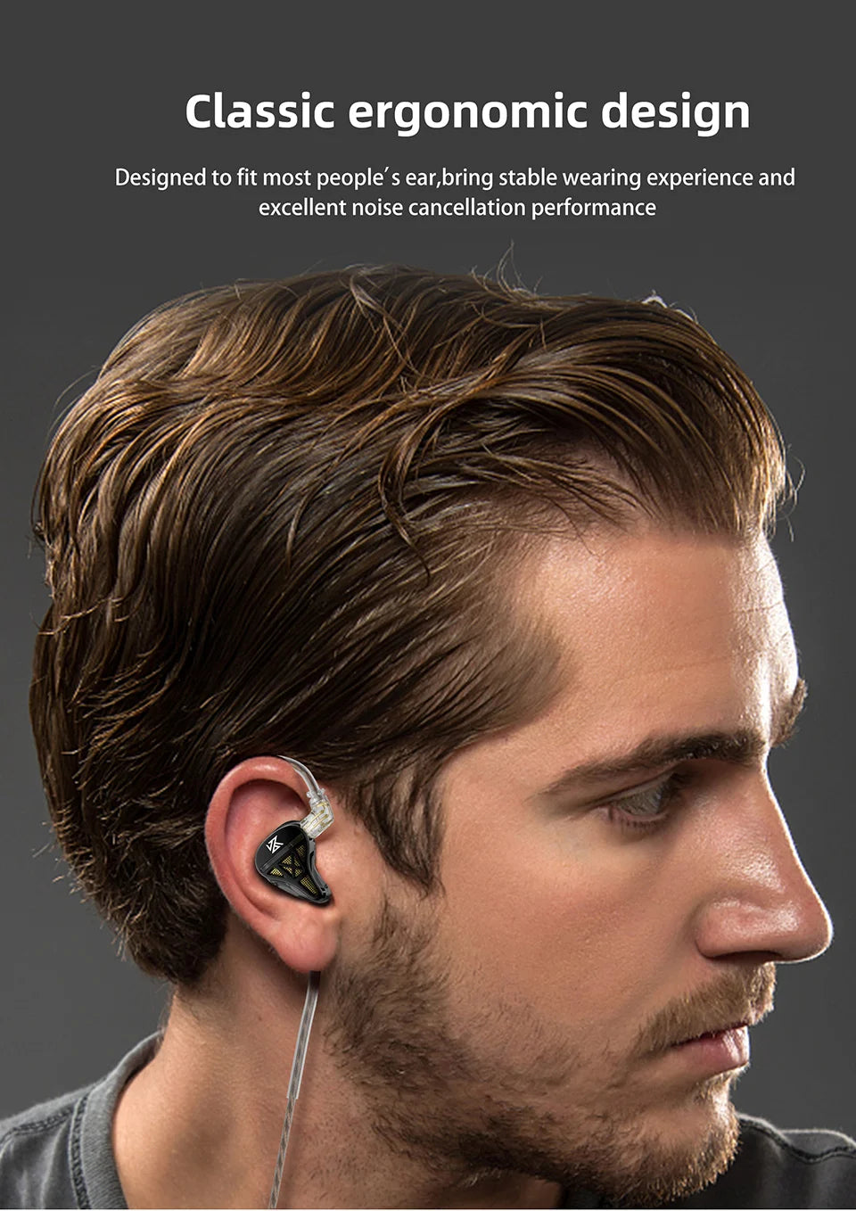 KZ DQS Metal Wired Earphones In Ear Monitor Earbuds Headset HiFi Sport Game Music Headphones With Microphone Detachable Cable