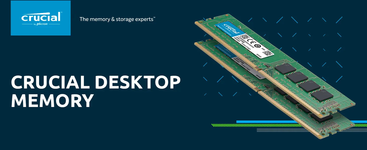 Crucial Memoria RAM DDR3 DDR3L 4GB 8GB 1600MHz 1333 1866MHz DIMM Memory 1.35V 1.5V 240Pin PC3-10600 PC3L-12800 14900 For Desktop