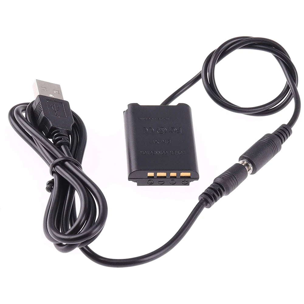 DK-X1 NP-BX1 NPBX1 Dummy Battery with USB Power Adapter DC Coupler For Sony for Sony DSC-RX1 DSC RX100 RX1R Camera