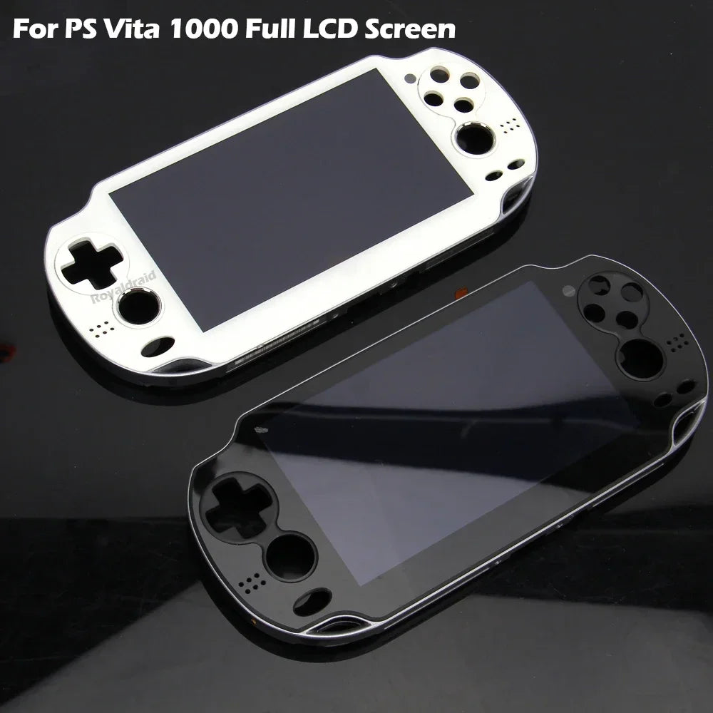 Black White Original Oled LCD Screen Display for PS Vita PSV 1000 1001 1004 Full LCD Screen Display+Touch Digitizer+Frame Set