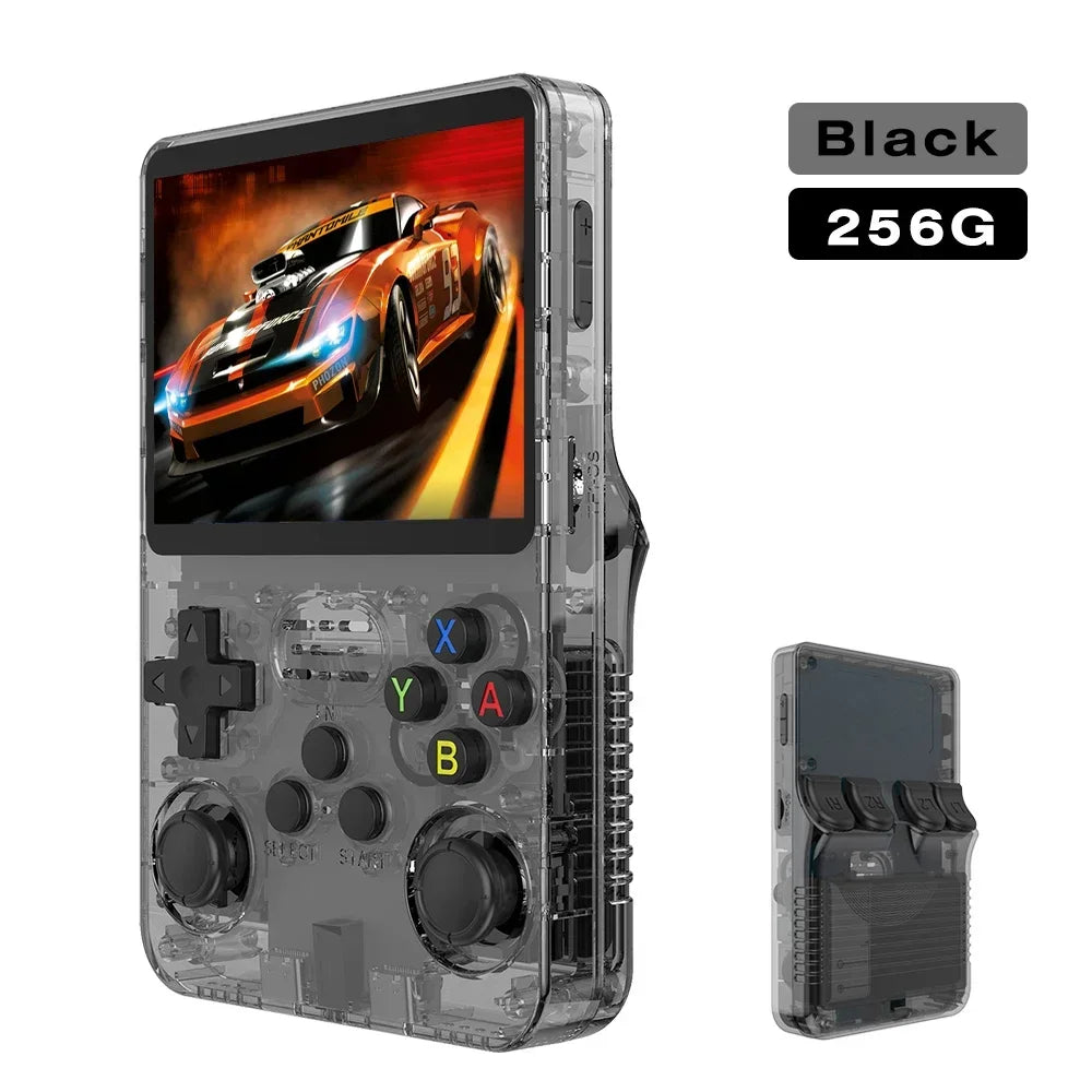 R36S Retro Handheld Game Console, 60000+ Preloaded Games, Open Source Linux, Portable Pocket Player, 64G/128G/256G, Best Gift