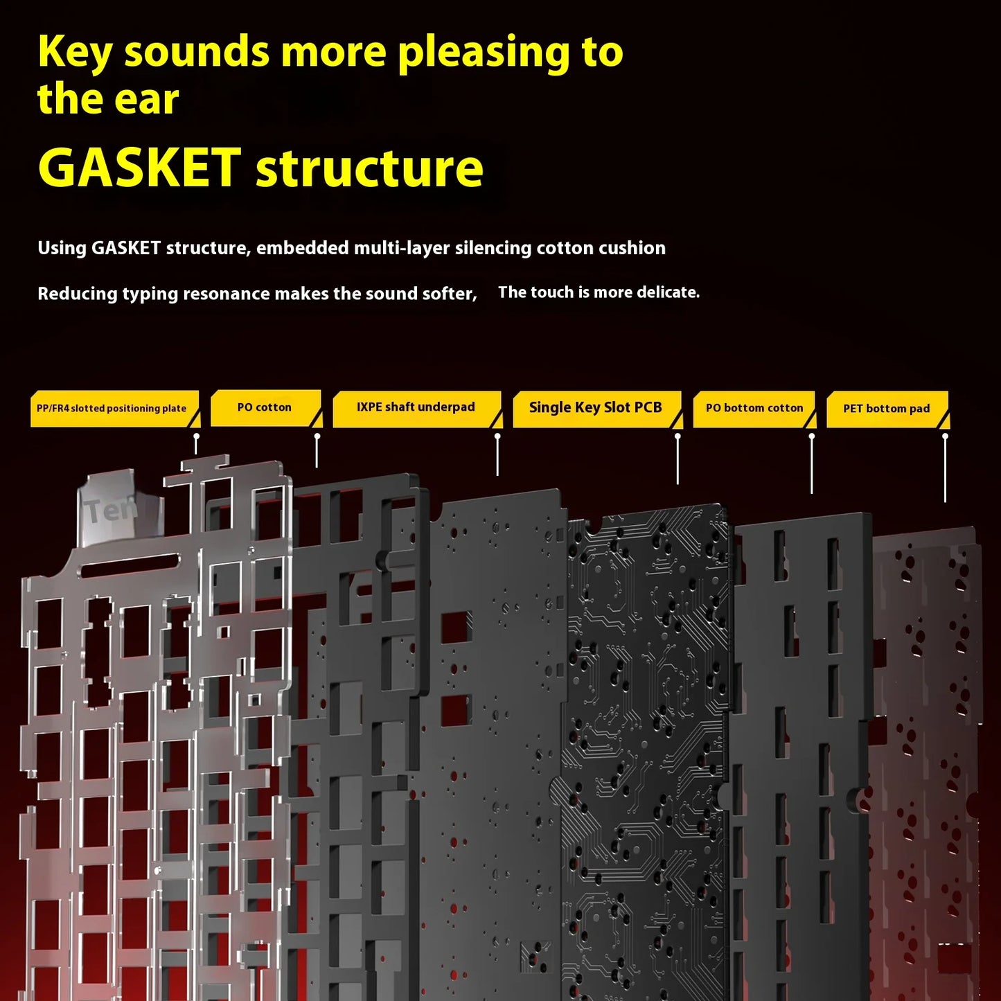 LEOBOG Hi75C 3Mode/wired Mechanical Keyboard Kit RGB Keyboard Kits Gasket Gamer Aluminum Alloy Hot Swap Custom Gaming Keyboards