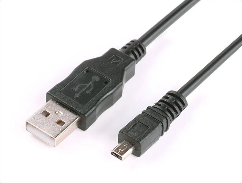 UC-E6 Digital Camera USB Data Cable Mini 8 Pin Data Cable for Nikon CoolPix Fuji Panasonic Olympus Sony 1.5M