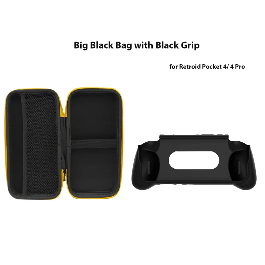 New Retroid Pocket 4 Pro Grip Protect TPU Shell Case Retroid Pocket 4 Officail Grip For RP4 Retro Console Stand Holder