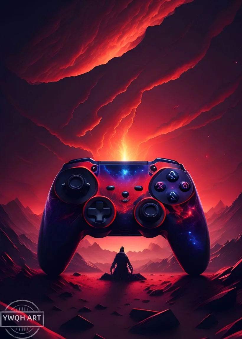 Neon Eat Sleep Game Repeat Word Poster Gamer Logic Canvas Painting Wall Art Home Decor Gaming Zone Picture Boys Gamer Room Gift