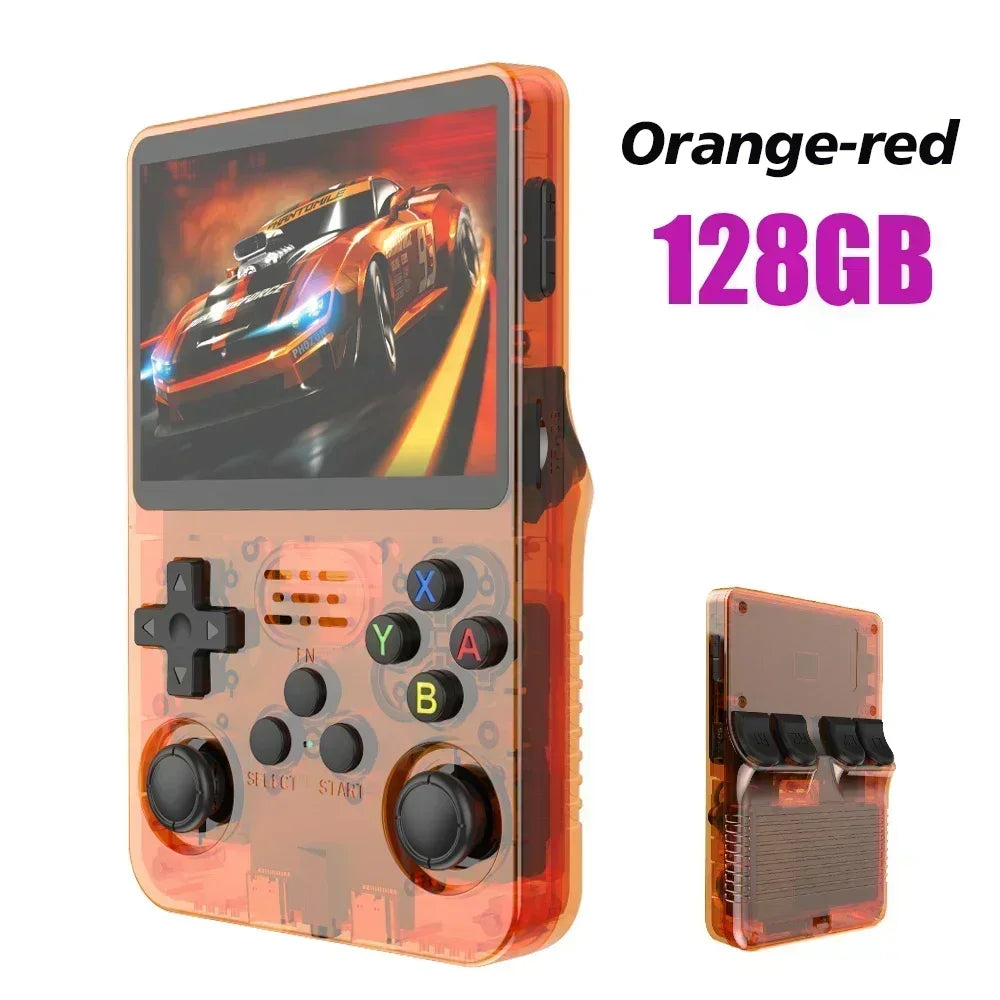 R36S Retro Handheld Game Console, 60000+ Preloaded Games, Open Source Linux, Portable Pocket Player, 64G/128G/256G, Best Gift