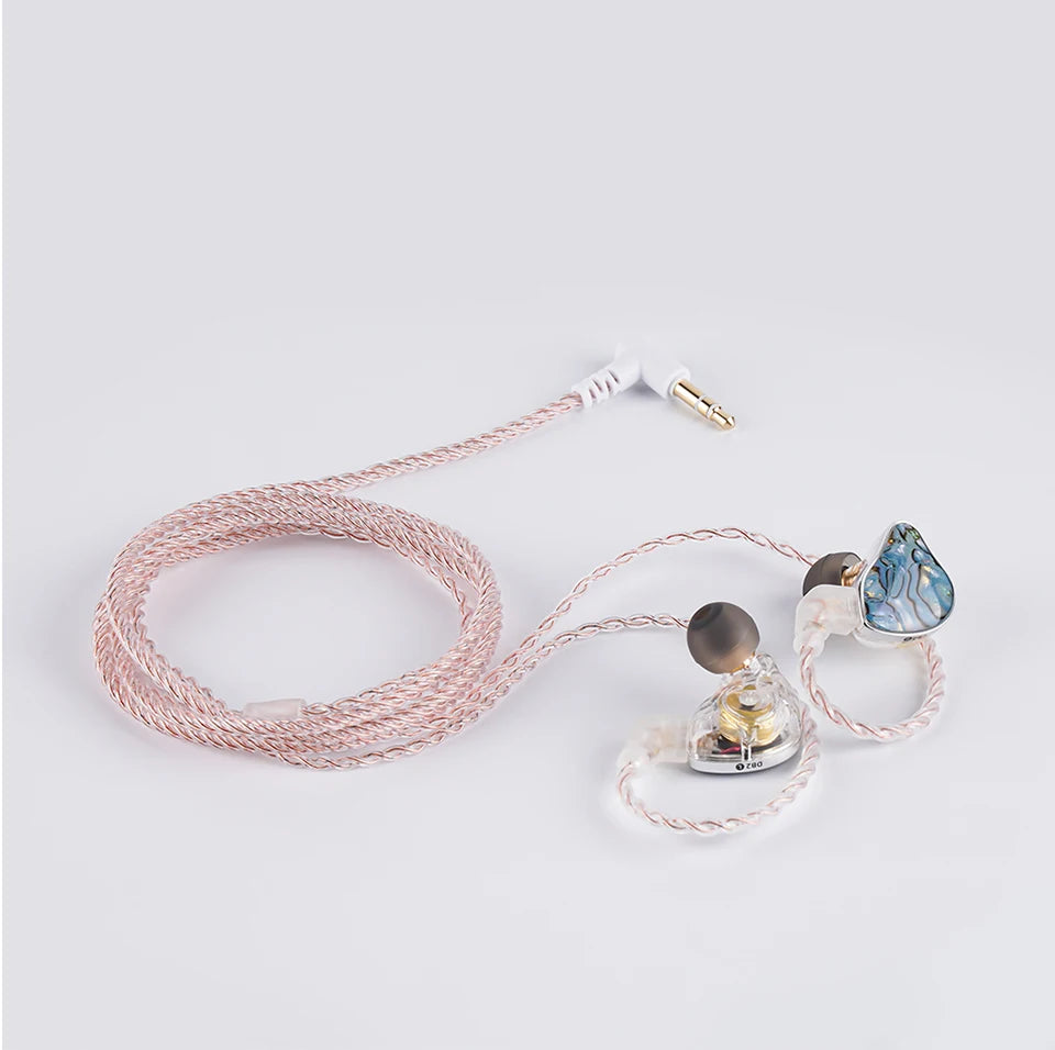 NICEHCK DB2 Microphone HiFi Music Earphone 1DD+1BA Hybrid Dual Driver In Ear Earbud Monitor Detachable 0.78 2Pin Connector IEM