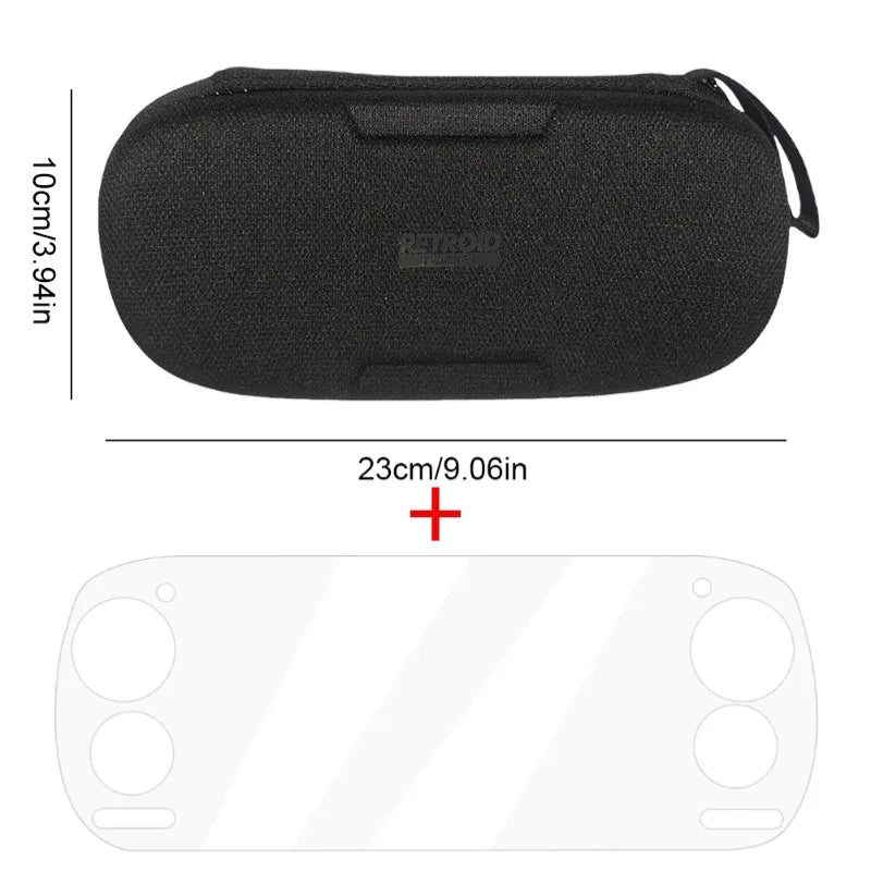 For Retroid Pocket 5 Tempered Glass Screen Protector Films Game Console Carrying Case Anti-Scratch Protective Film Travel  Bag
