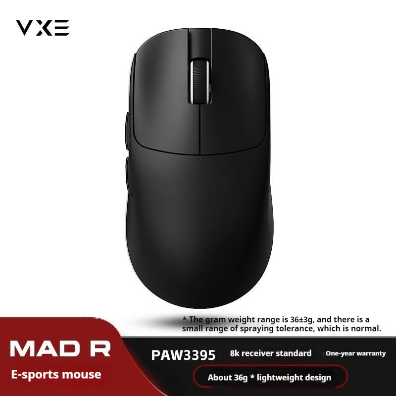 Atk Vxe Vgn Mad R Major Ultra-Lightweight Wireless Mouse Ergonomic Game Dual-Mode Esports Office Mouse Paw3395 Gift
