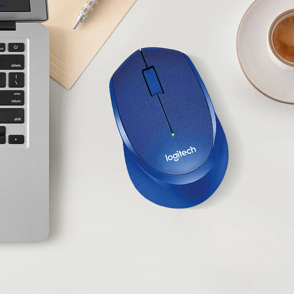 Logitech M330 Wireless Mouse 1/2pcs Gaming Mouse 2.4GHz 1000 DPI 3 Buttons Silent Optical Mice For Mac/PC Computer Laptop