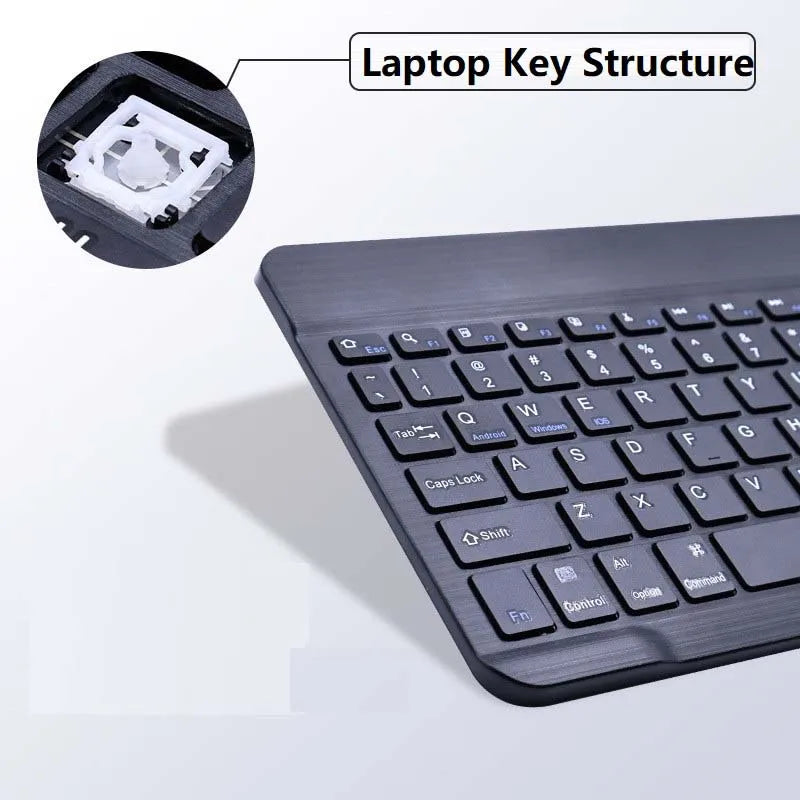 with Bluetooth Keyboard Mouse for Teclast T65 Max T70 T60 Plus T50HD 78Key 10inch Rechargeable Wireless Keyboard Mice Set Combo