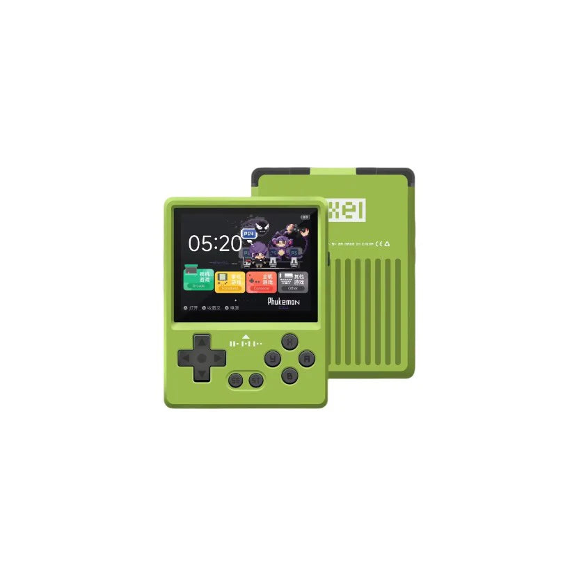 GKD Pixel2 Retro Handheld Game Console Portable Game Console 640x480Ips Rk3326s Metal CNC Body 2.4" IPS Screen Man Birthday Gift
