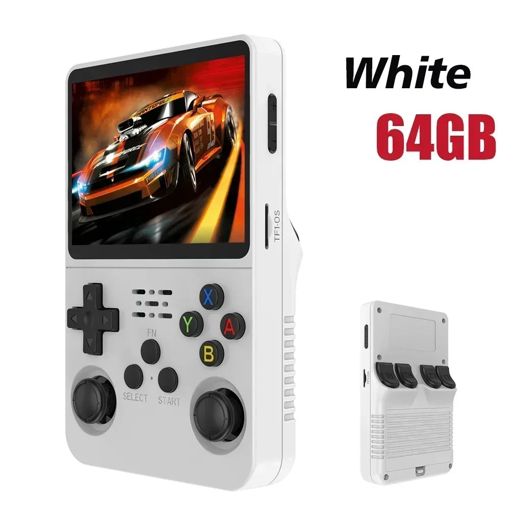 R36S Retro Handheld Game Console, 60000+ Preloaded Games, Open Source Linux, Portable Pocket Player, 64G/128G/256G, Best Gift