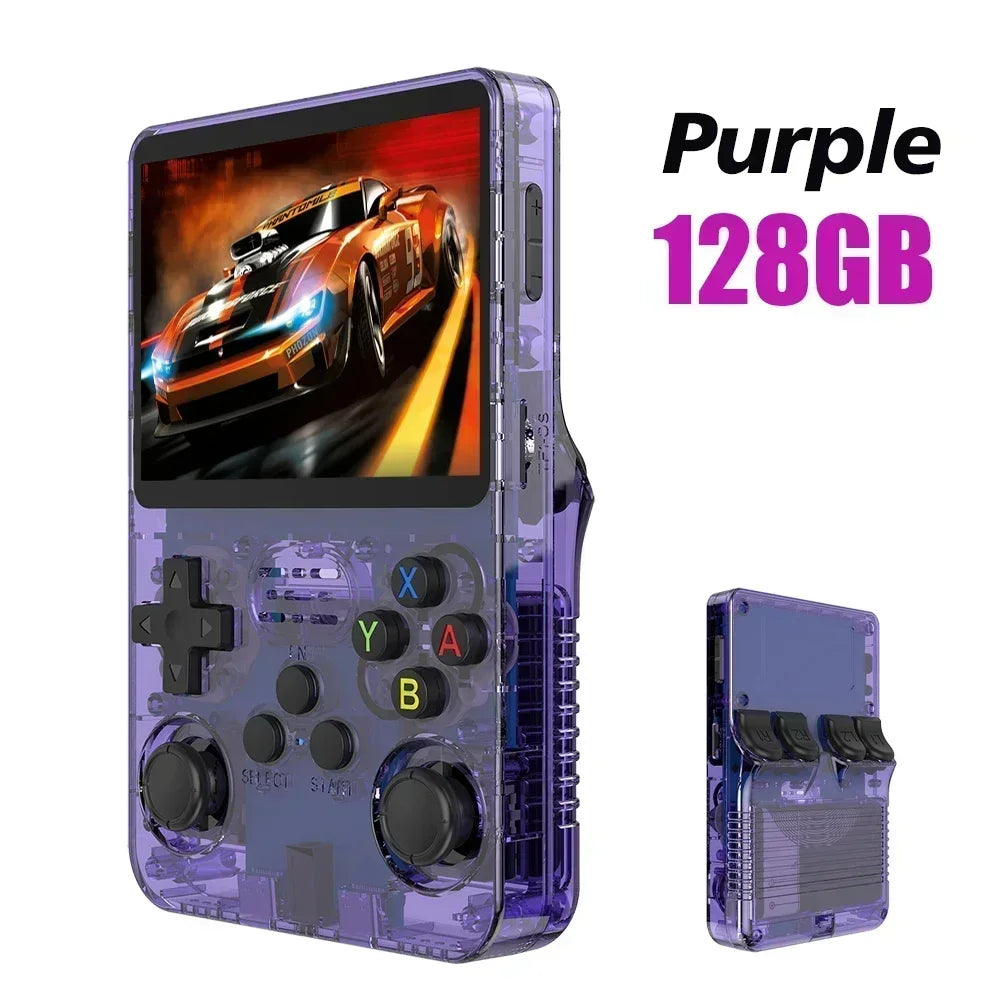 R36S Retro Handheld Game Console, 60000+ Preloaded Games, Open Source Linux, Portable Pocket Player, 64G/128G/256G, Best Gift