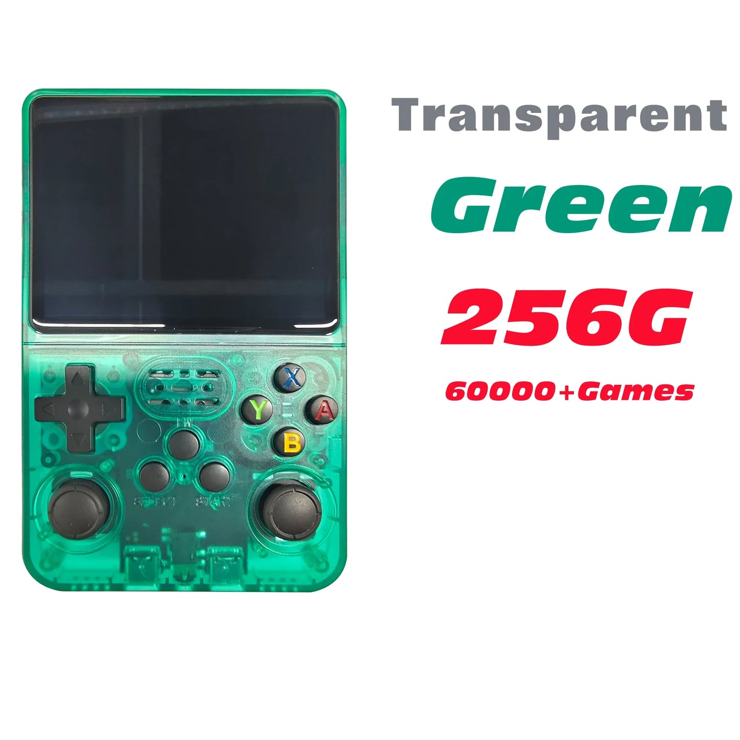 R36S Retro Handheld Game Console, 60000+ Preloaded Games, Open Source Linux, Portable Pocket Player, 64G/128G/256G, Best Gift