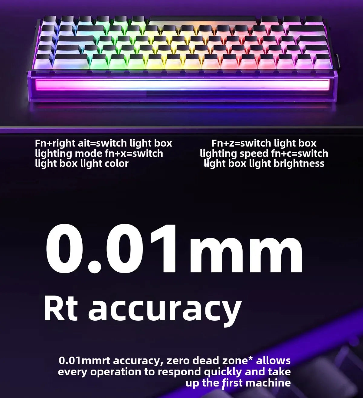 New AULA HERO 68HE/ULTRA INSTOCK Magnetic Switch Gaming Keyboard&Mouse E-sport Custom Mechanical Wired Keyboard Accessories