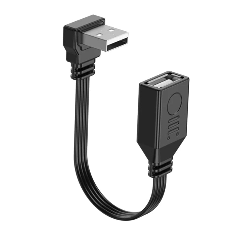 5cm 10cm 15cm 30cm 50cm 100cm 90 Degree Up & Down & Left & Right Angled USB 2.0 A Male to USB Female Extension Adapter cable