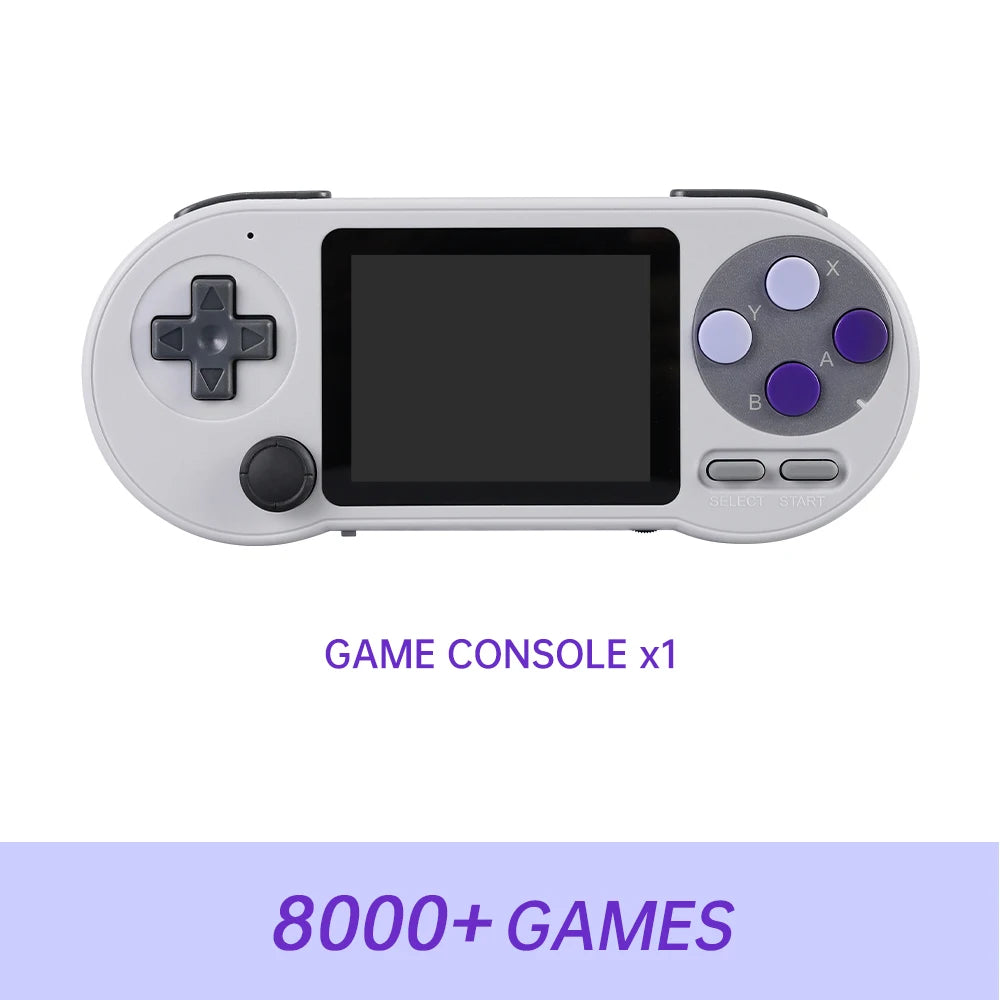 SF2000 3 inch IPS Screen Portable Handheld Game Player Video Game Console Built-in 8000+ Games Retro TV Game Player AV Output