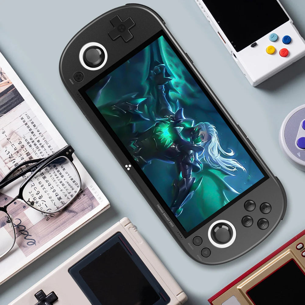 Trimui Smart Pro Handheld Game Console 4.96''IPS Screen Linux System RGB Joystick Video Game Console Gift 30000+ Games