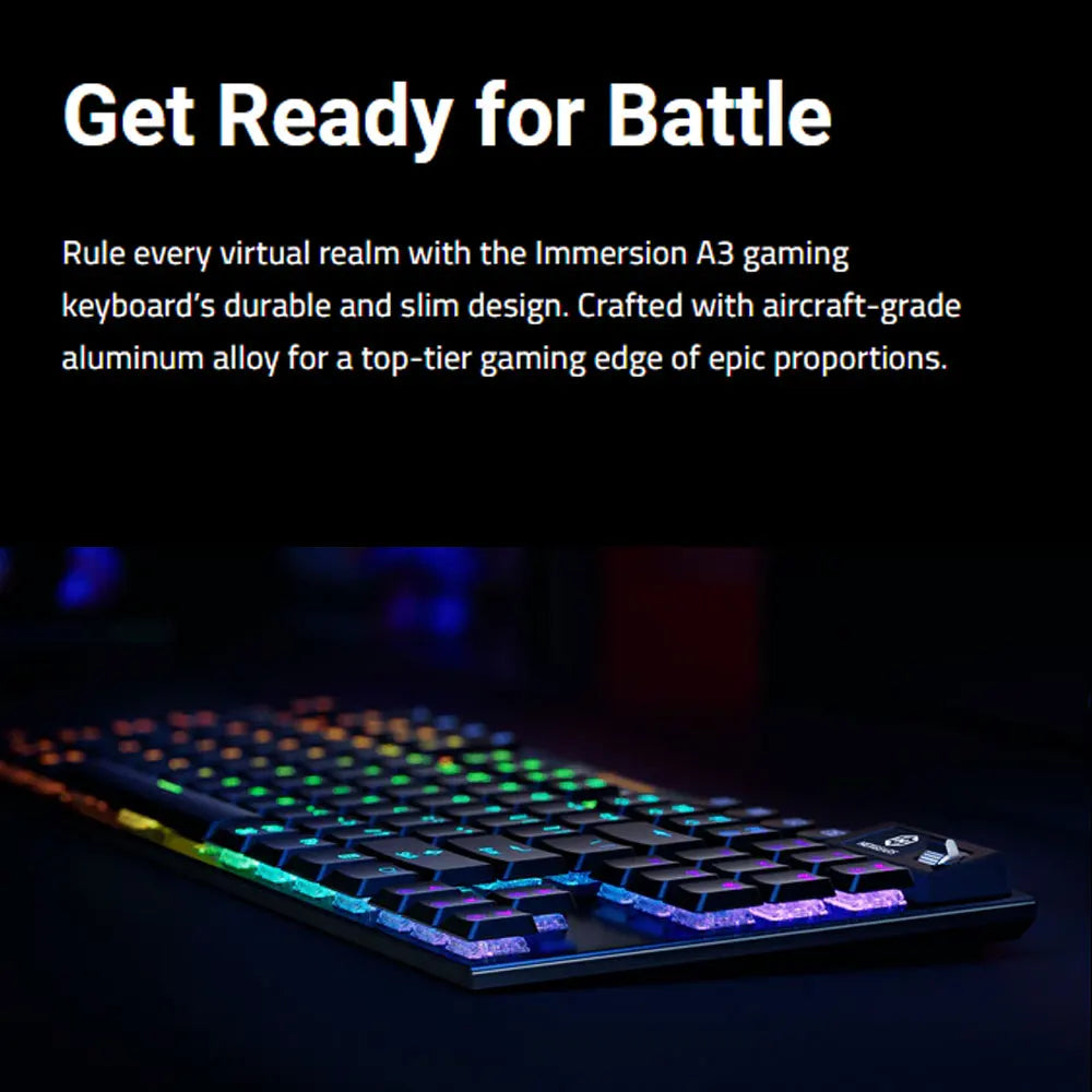 HEXGEARS A3 Bluetooth/2.4GWirless/Type-C Wired Mechanical Keyboard 87 Key RGB Hot Swap Kailh Switch Gaming Keyboard Mechanical