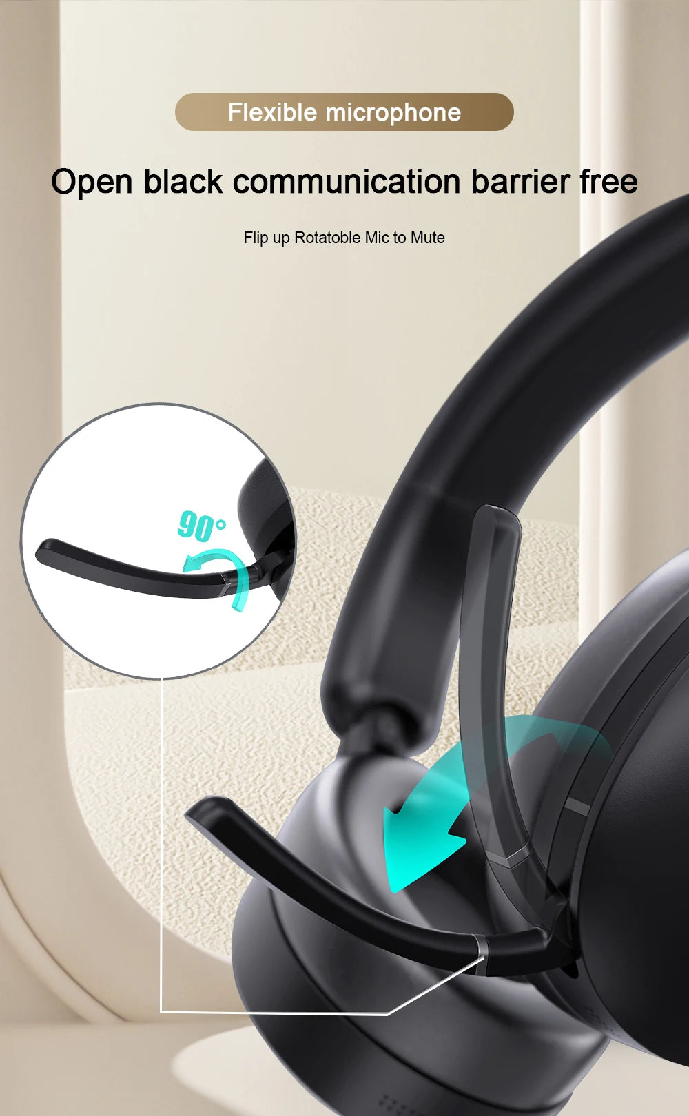 AULA A500 Wireless Headphones 2.4G/Bluetooth/Wired Noise Reduction Head-mounteds Earphone 1000mAh Gaming Headset Laptop Computer