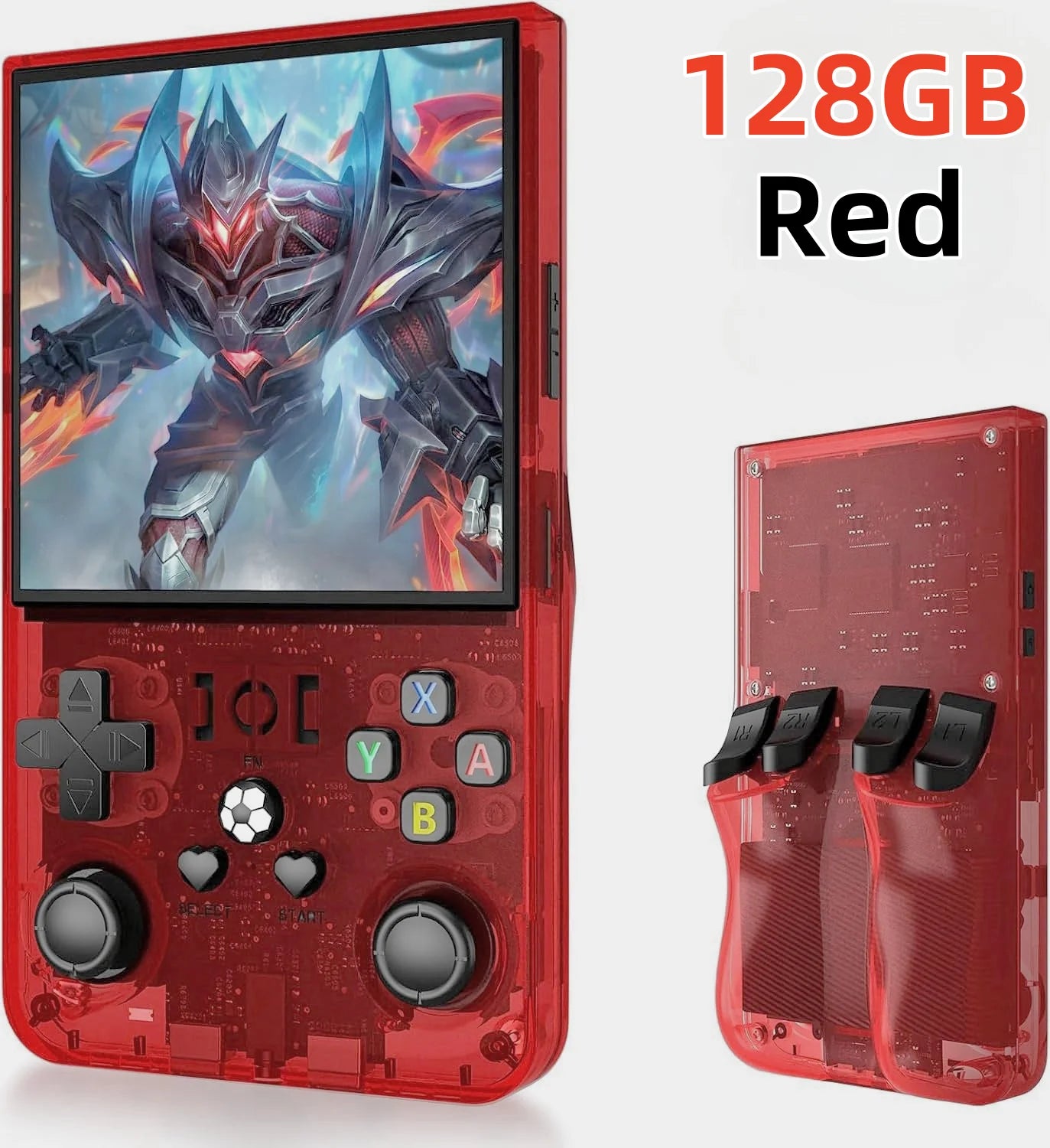R36 pro Open Source Retro Handheld Video Game Console with 3.5 Inch IPS Screen 128GB Portable Pocket Linux System Gaming Player