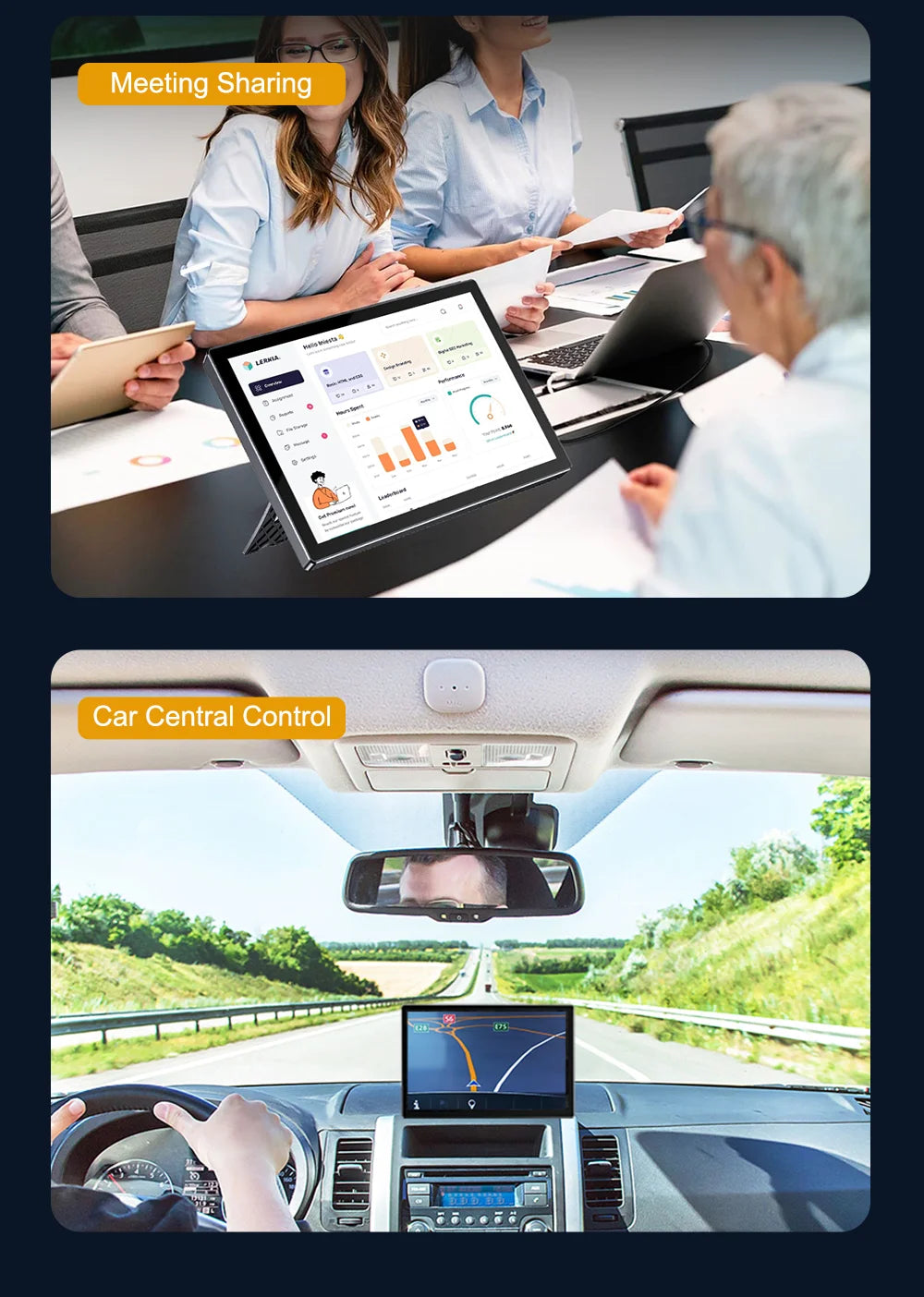 8 inch  Touch Monitor 1280x800P 16:10 Widescreen Ratio HDMI Interface for  DIY Projects Surveillance Display