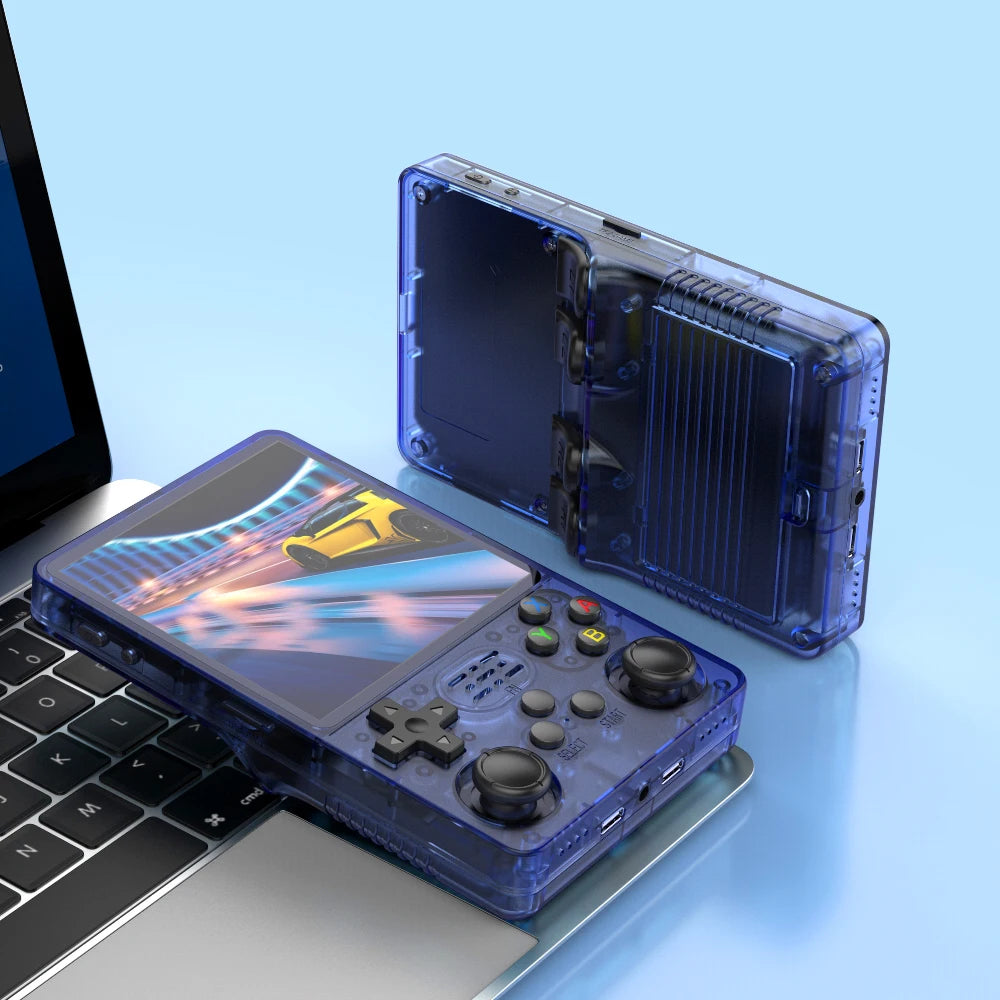 【Hot Sale】4" IPS Retro Handheld Game Console R36Plus, Dual-RAM 1G Chip, ARKOS 2.0 for 15,000+ Games, Portable Gaming for PSP/N64