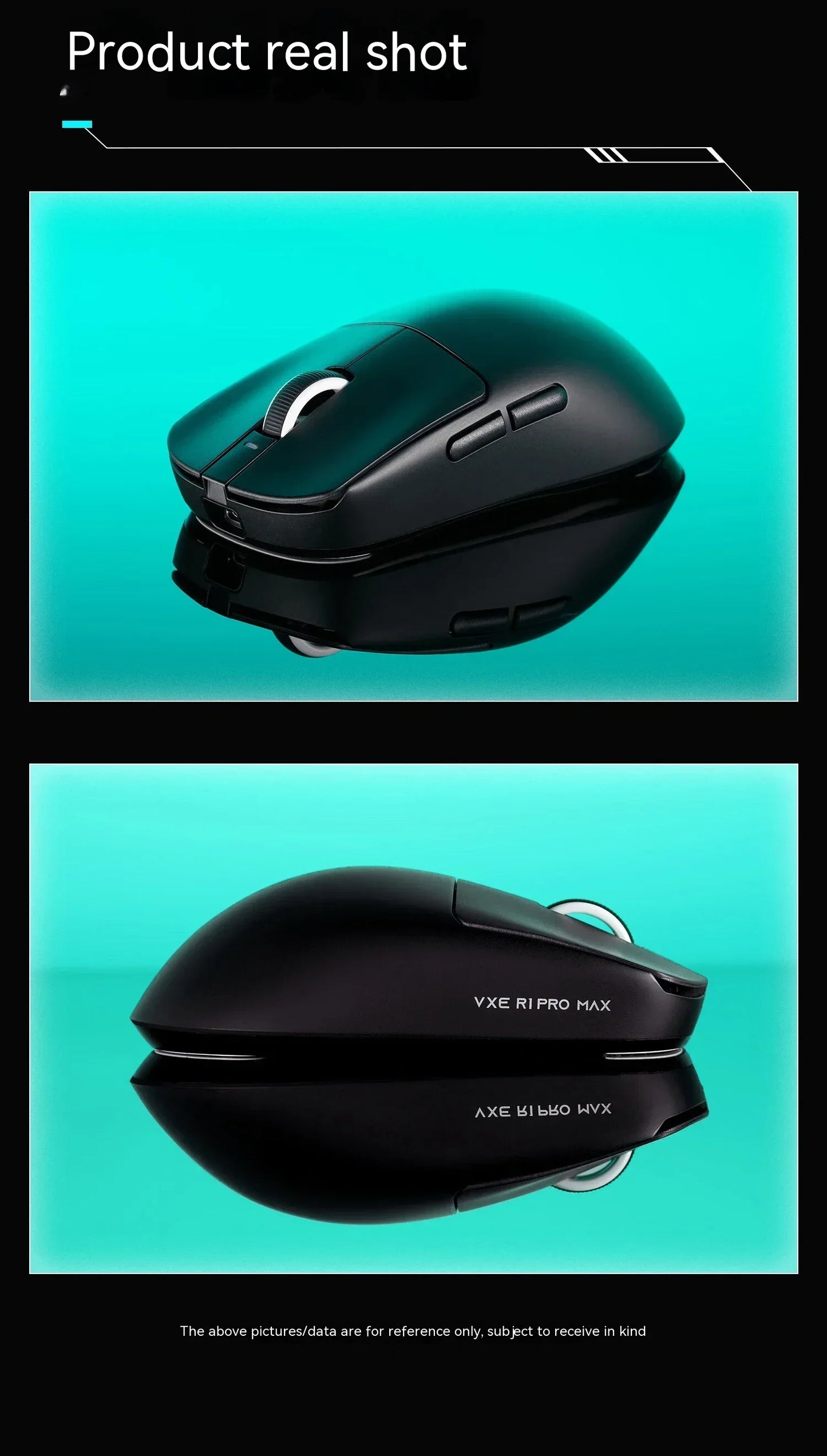 ATK Vxe Dragonfly R1 Mouse Black White R1 Se Pro Mouse 4K Receiver Lightweight Pc Wireless Bluetooth Game E-sports Accessories