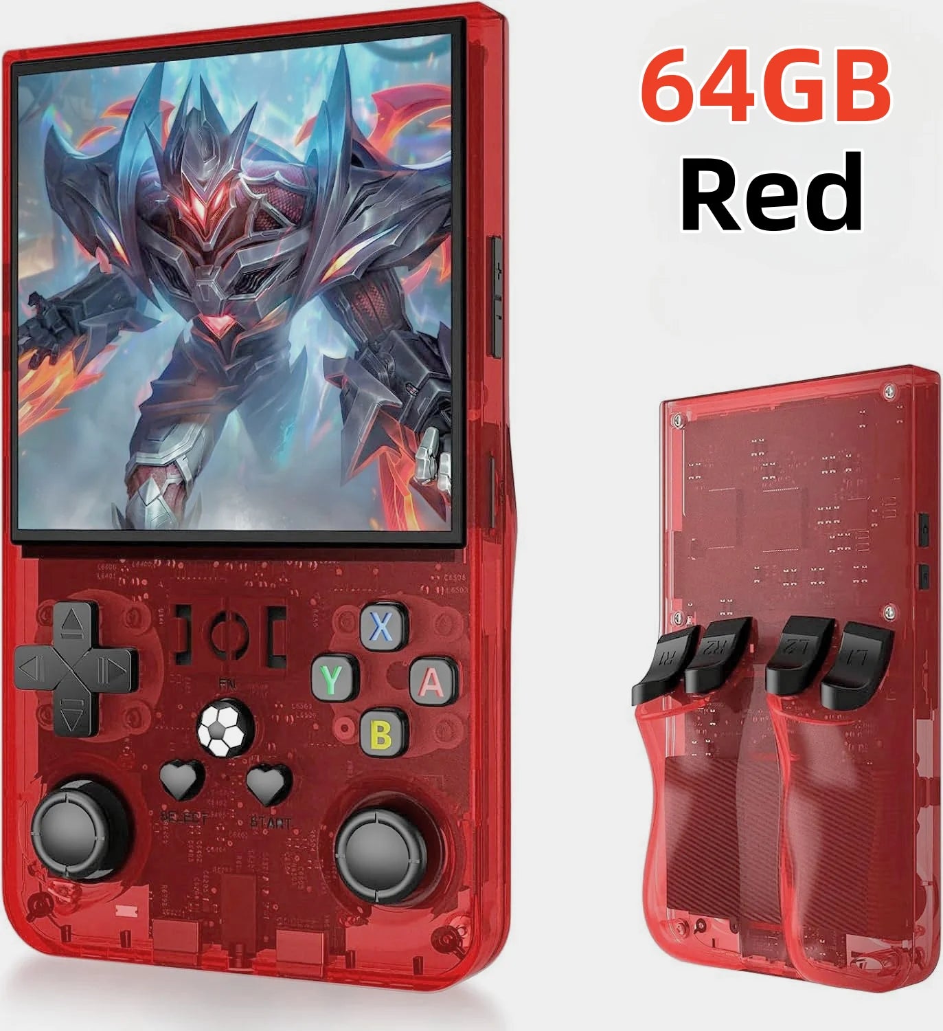 R36 pro Open Source Retro Handheld Video Game Console with 3.5 Inch IPS Screen 128GB Portable Pocket Linux System Gaming Player