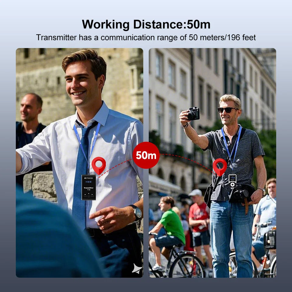 Retekess T130 T131 Wireless Tour Guide System Audio Tour Guide System Wireless Microphone Transmitter For Museums,Tourist Groups