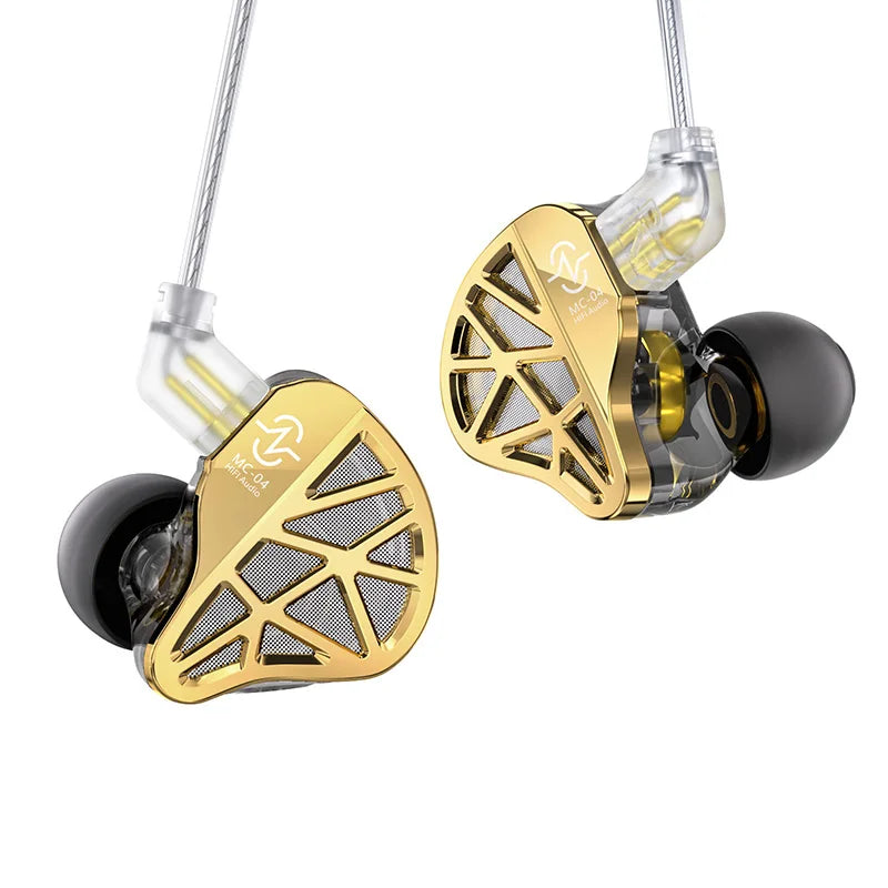 In-Ear HiFi Earphones CCZ MC04 DD&BA Hybrid Wired Headphones Stereo Bass Gaming Headsets Monitor Detachable 0.78mm 2Pin Cable