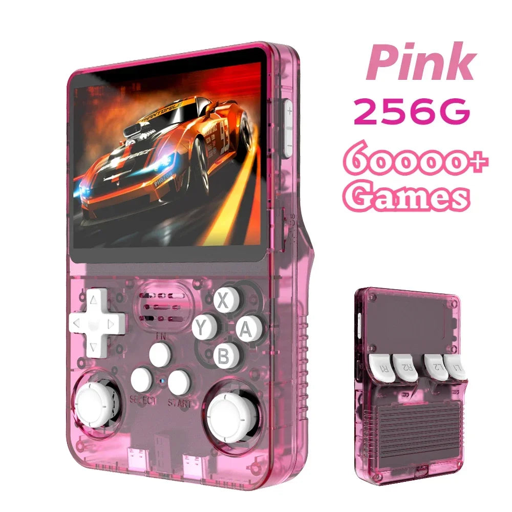R36S Retro Handheld Game Console, 60000+ Preloaded Games, Open Source Linux, Portable Pocket Player, 64G/128G/256G, Best Gift