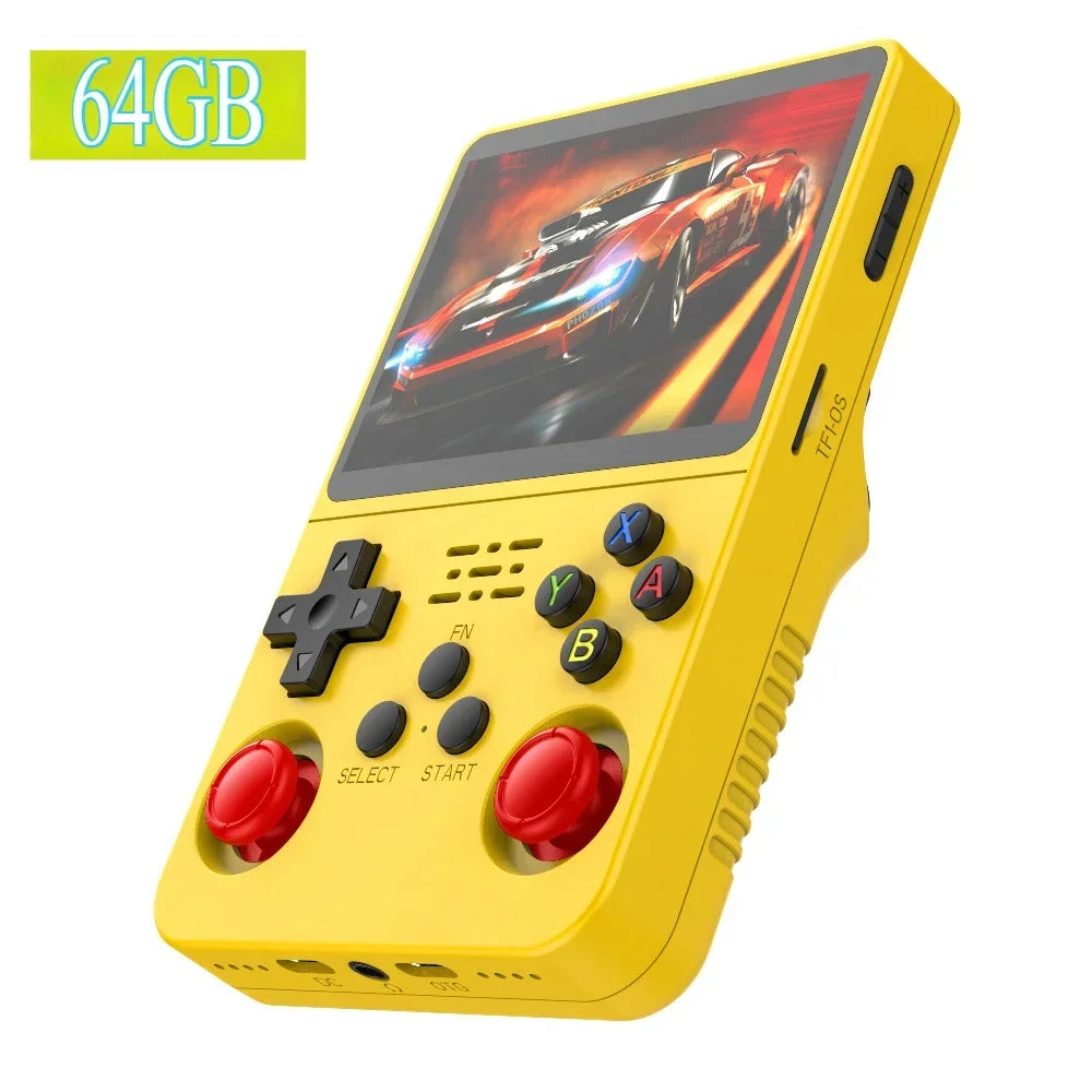 R36S Retro Handheld Game Console, 60000+ Preloaded Games, Open Source Linux, Portable Pocket Player, 64G/128G/256G, Best Gift