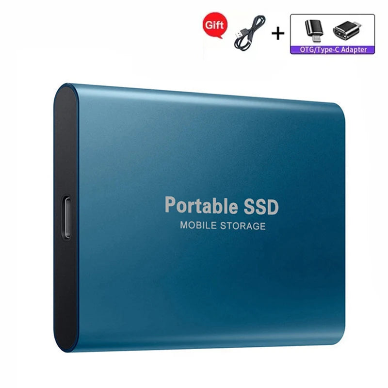 High-speed External Hard Drive 1TB 2TB 4TB Portable SSD Type-C Interface USB3.1 Hard Disk Solid State Drive for xiaomi Laptop PC