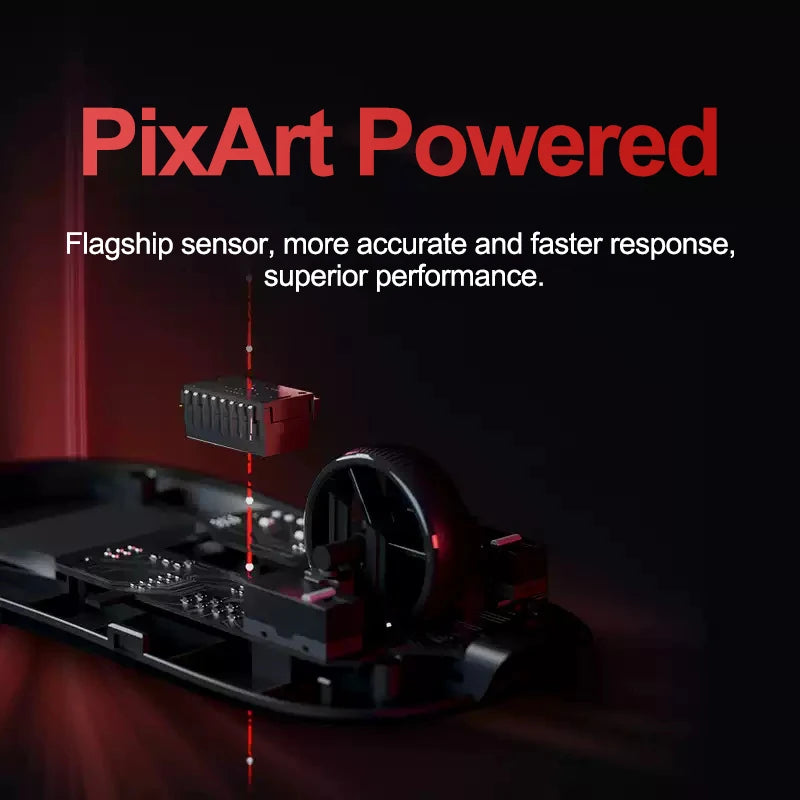 ATK VXE MAD R/R MAJOR  Ultra-lightweight E-sports Gaming Mouse Wireless Dual-Mode PAW3395/3950 Ergonomic Mice Standard 8K