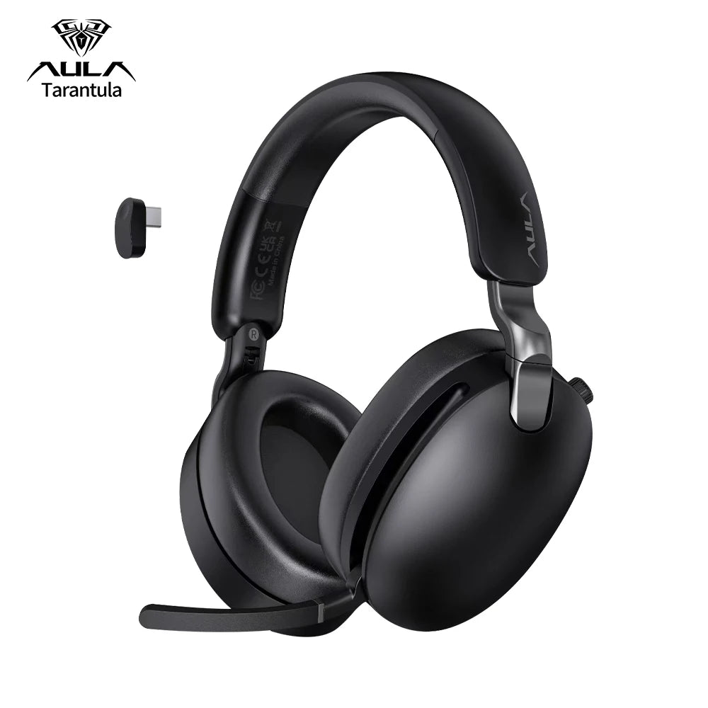 AULA A500 Wireless Headphones 2.4G/Bluetooth/Wired Noise Reduction Head-mounteds Earphone 1000mAh Gaming Headset Laptop Computer