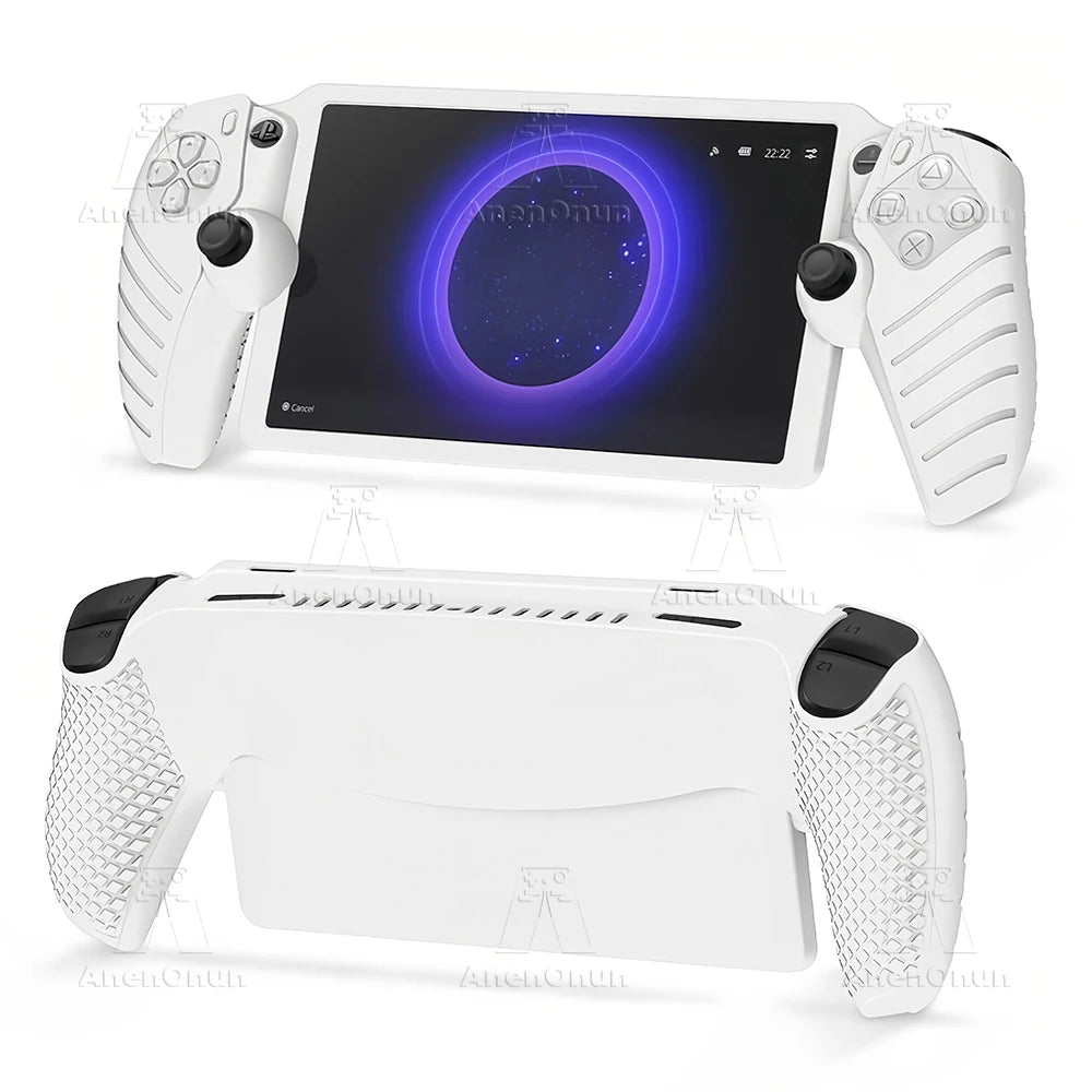 Silicone Case for PS Portal Full Cover Anti-fall Anti-scratch All-Round Protection Non-Slip Grip Durable Soft Shell Skin - Black